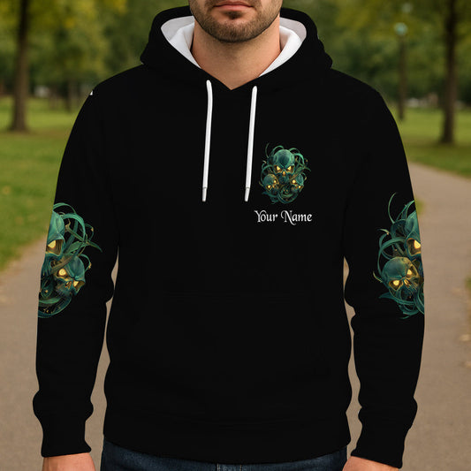 My Demon Out To Play - Personalized Skull All Over Shirt