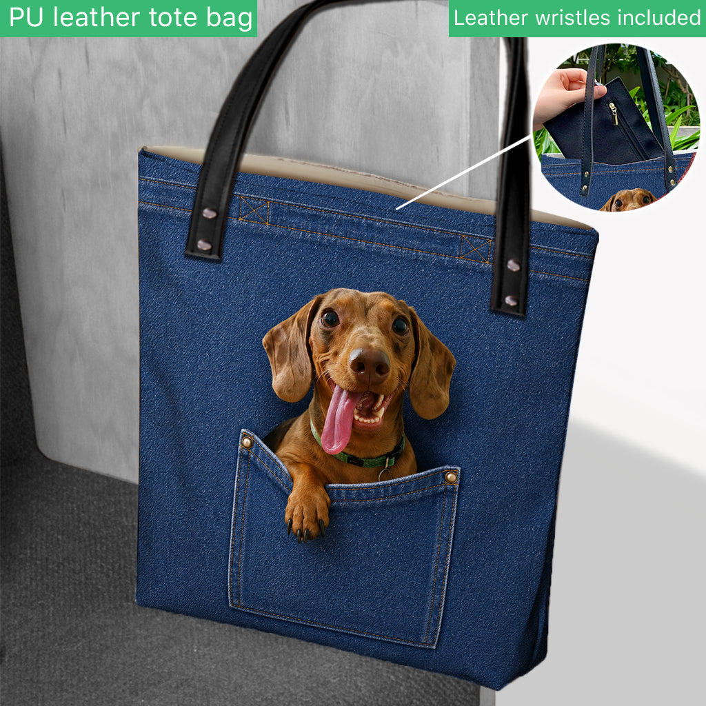 Gift for Pet Owner - Personalized Dog Tote Bag