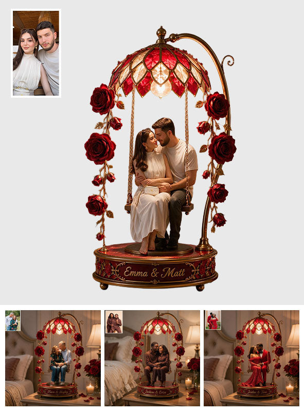 Any Photo You & Me - Personalized Couple Acrylic LED Night Light