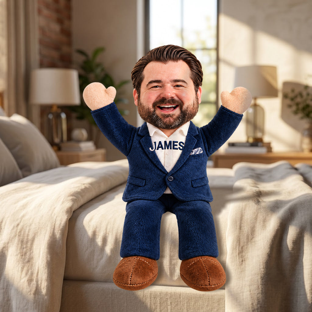 Funny Colleagues Gift - Personalized Colleague Posable Plush Doll