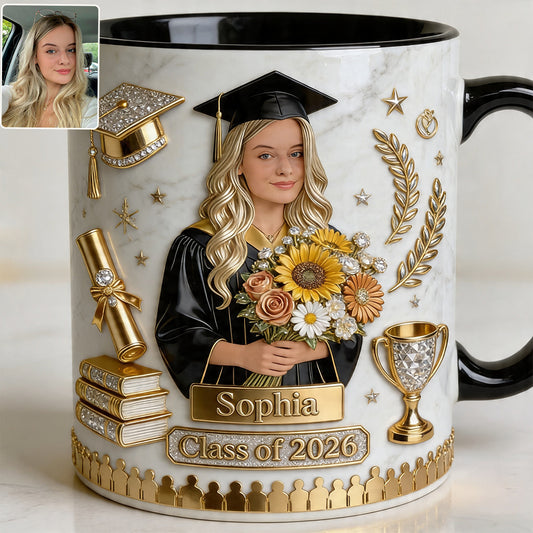 Félicitations pour votre diplôme ! - Mug de graduation personnalisé