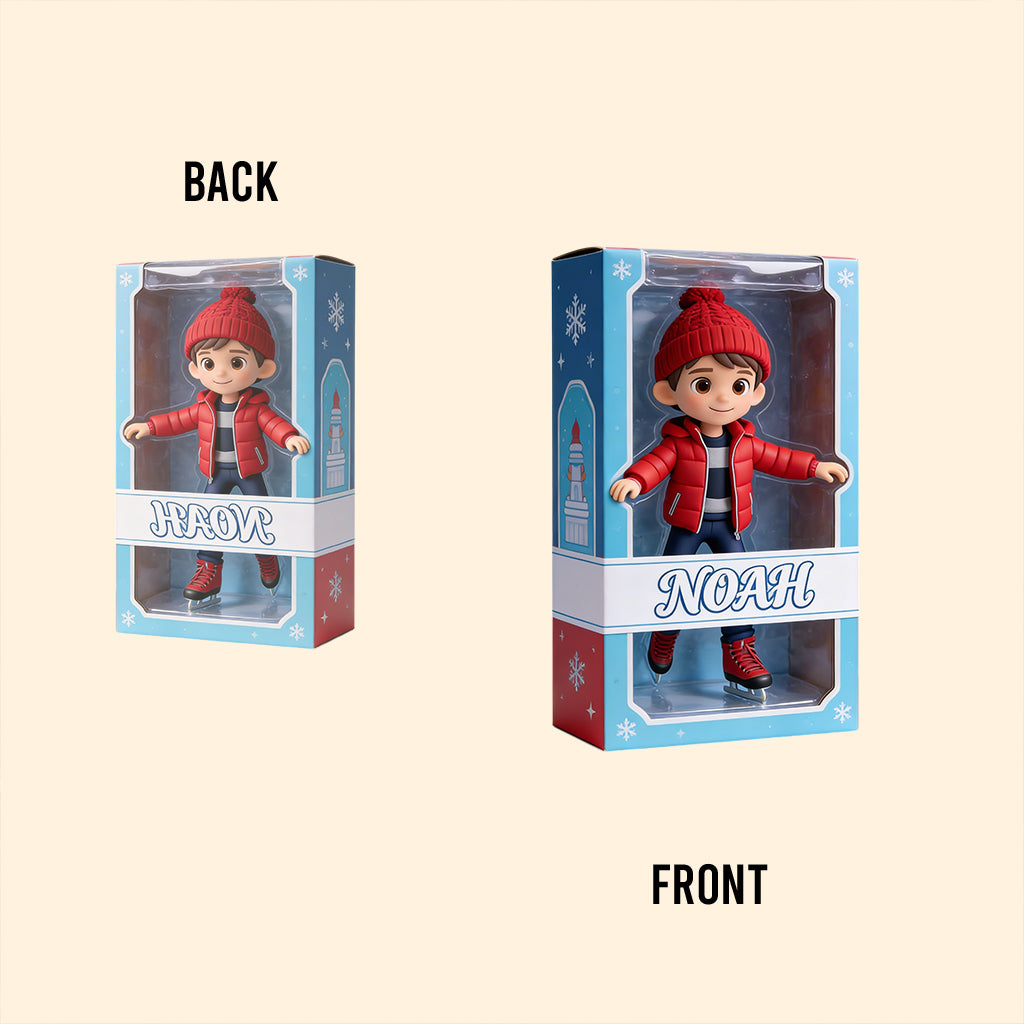 Tous sports - Patinage sur glace, ski, hockey... - Plaque acrylique personnalisée sur mesure pour le patinage sur glace