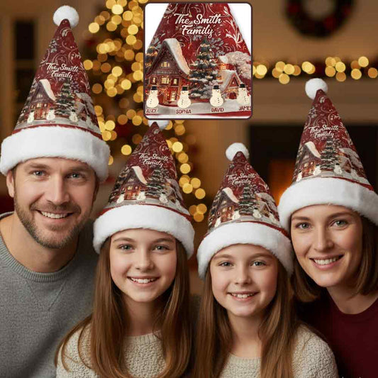 Our Family - Personalized Family Santa Claus Hat