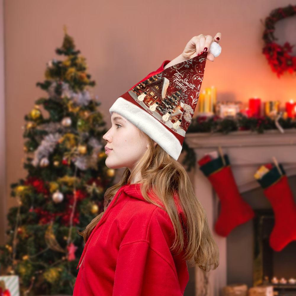 Our Family - Personalized Family Santa Claus Hat