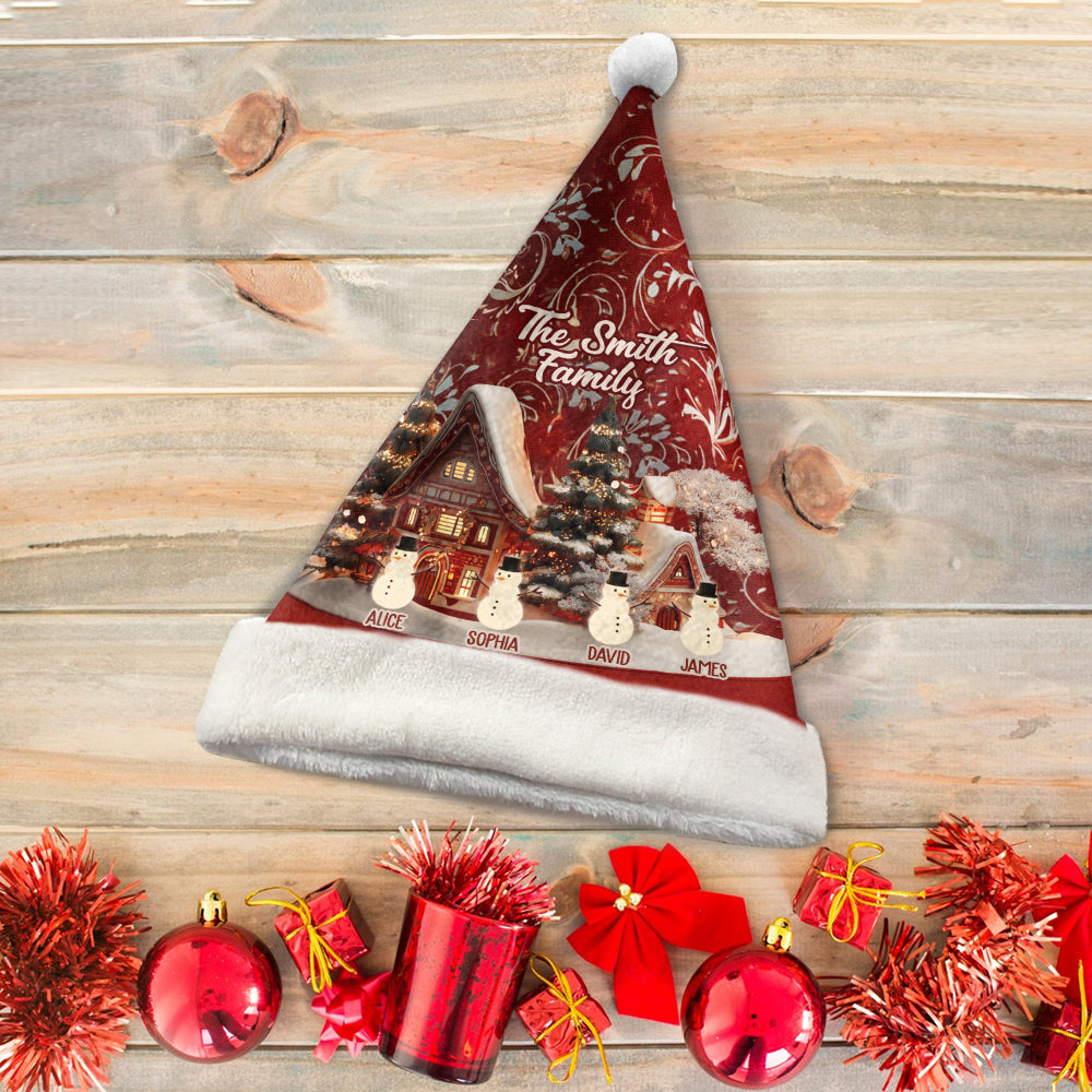 Our Family - Personalized Family Santa Claus Hat
