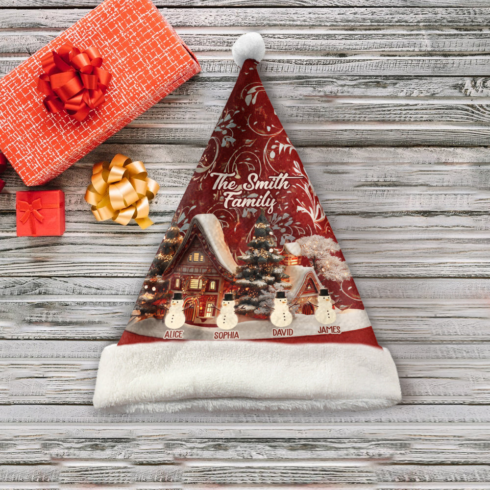 Our Family - Personalized Family Santa Claus Hat