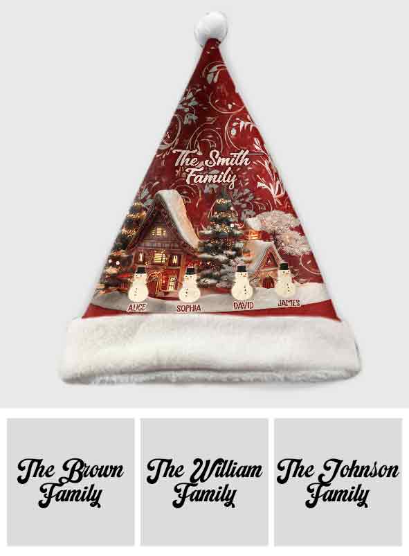 Our Family - Personalized Family Santa Claus Hat