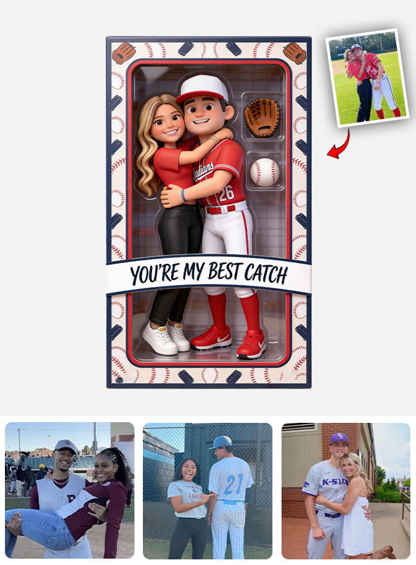 Best Catch Sports Collectible - Personalized Baseball Custom Shaped Acrylic Plaque