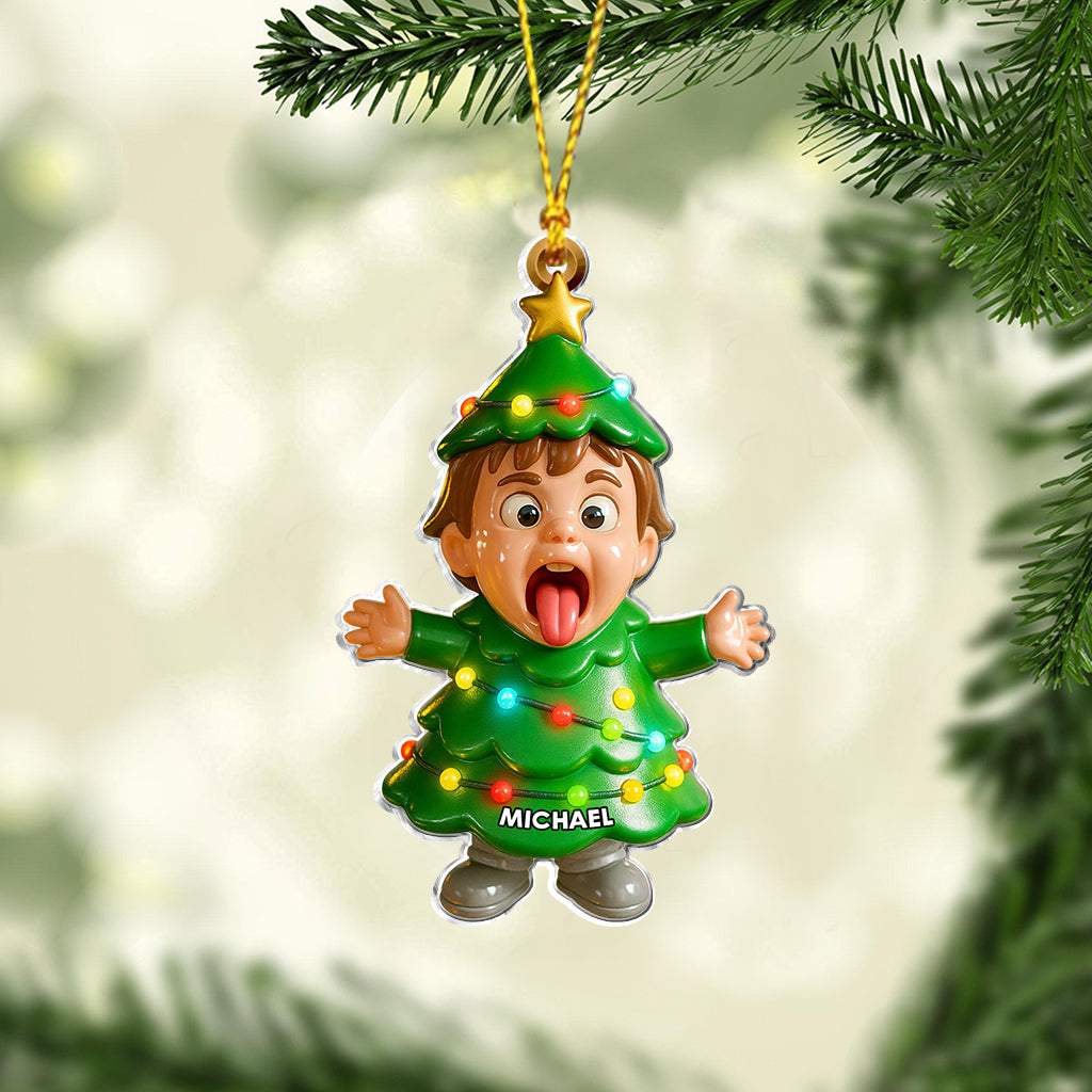 Merry Christmas - Personalized Kid Ornament