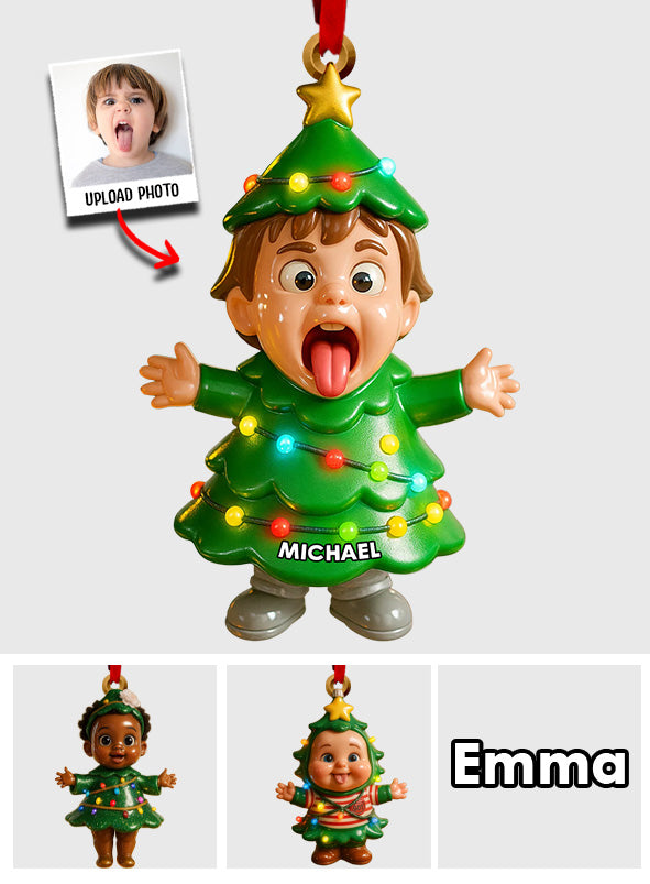 Merry Christmas - Personalized Kid Ornament