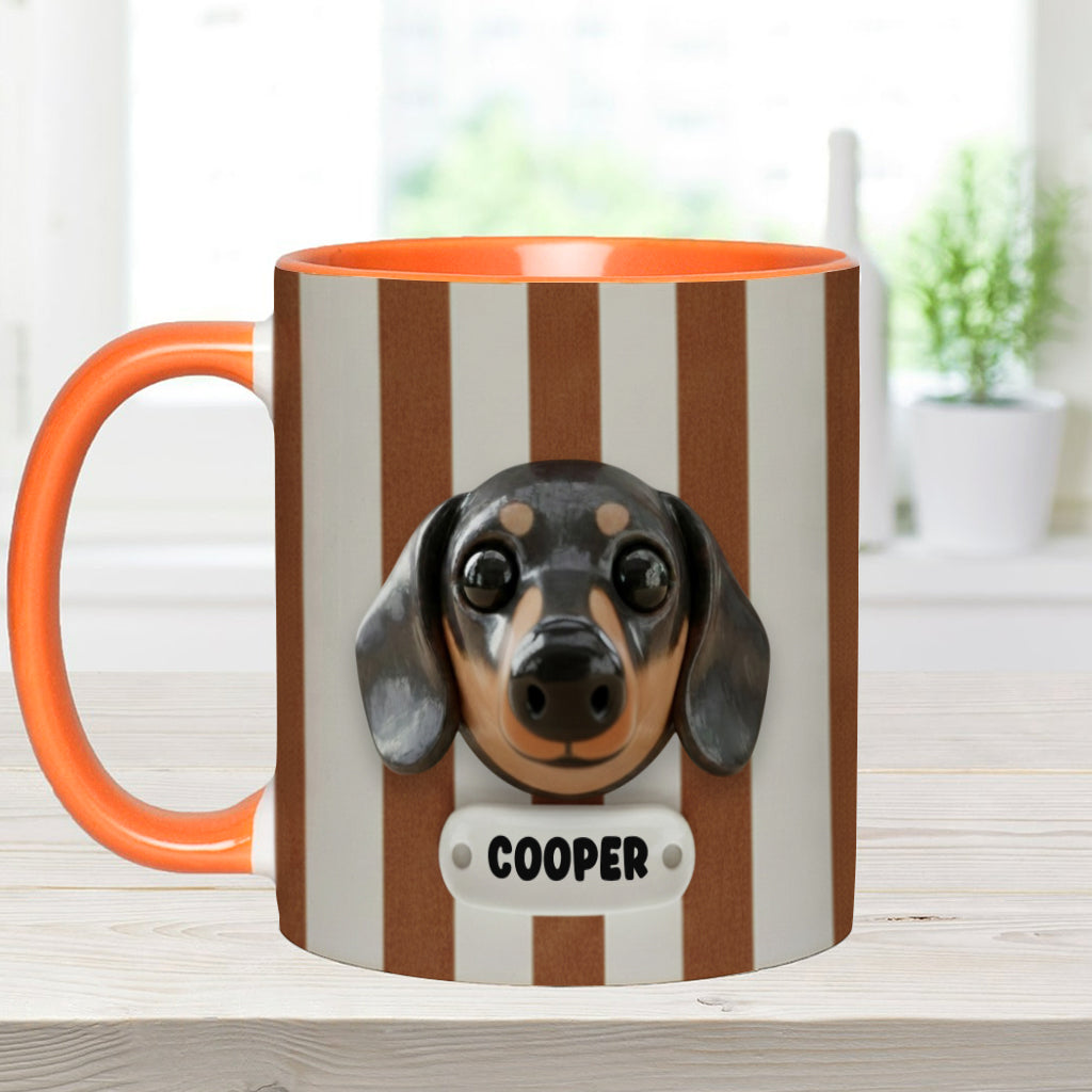 Beautiful Animals - Personalized Dog Accent Mug