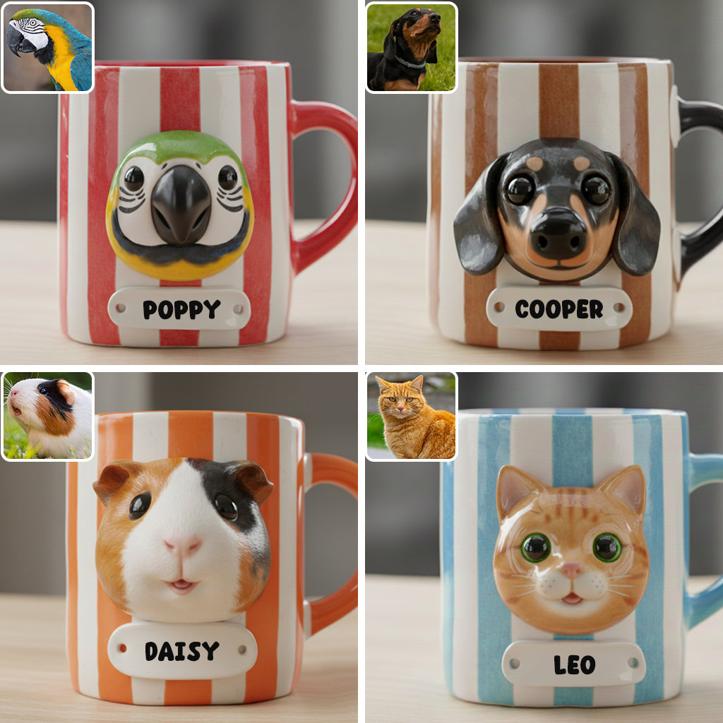 Beautiful Animals - Personalized Dog Accent Mug