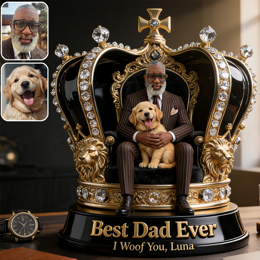 Benutzerdefiniertes Foto - Personalisierte Hundekunststoffplakette