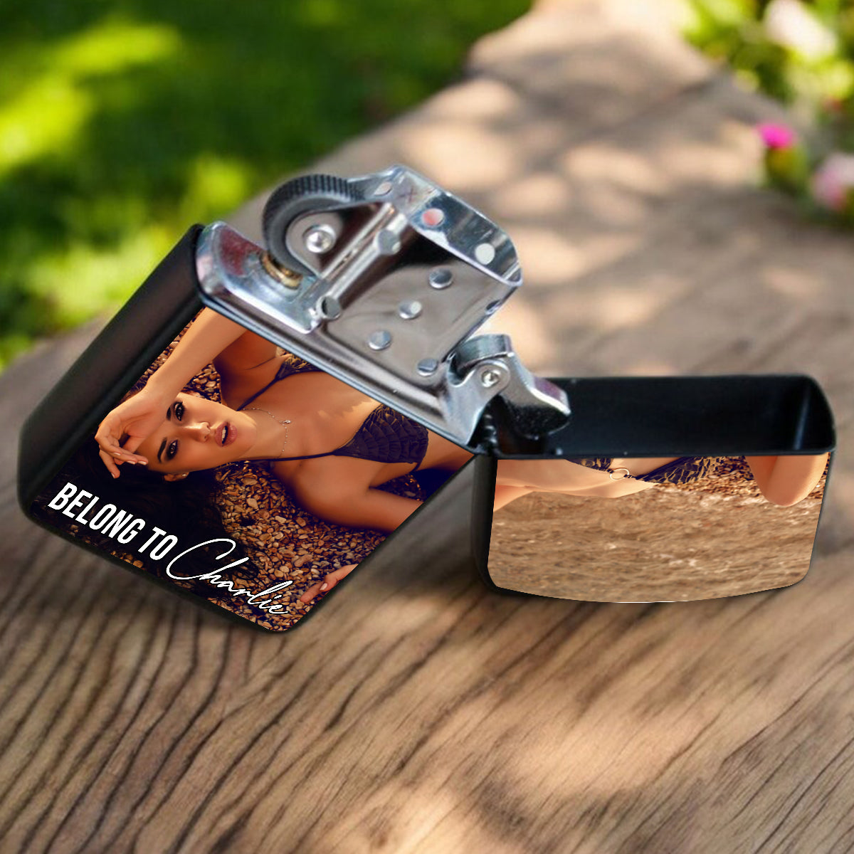 Beautiful Girl - Personalized Couple Lighter