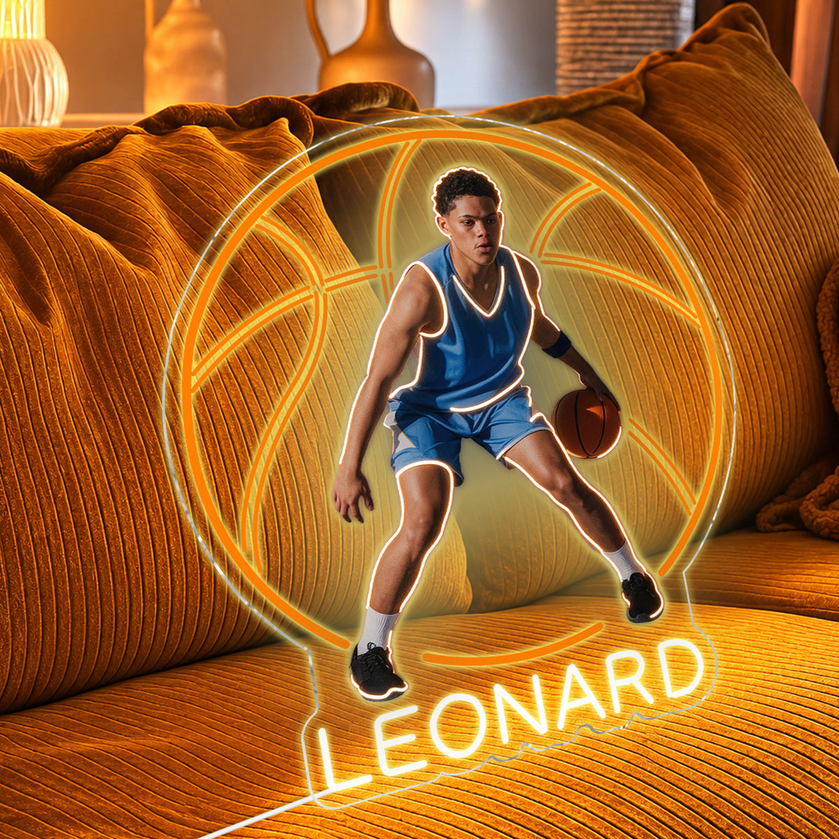 Jedes Foto, Jeder Sport - Personalisierte Neon LED Lichtsignatur