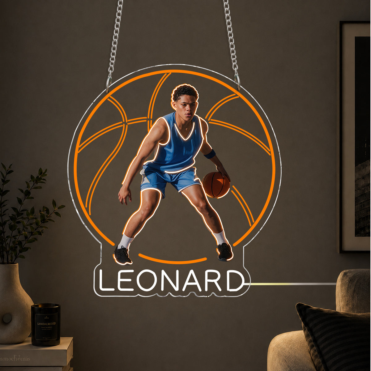 Jedes Foto, Jeder Sport - Personalisierte Neon LED Lichtsignatur