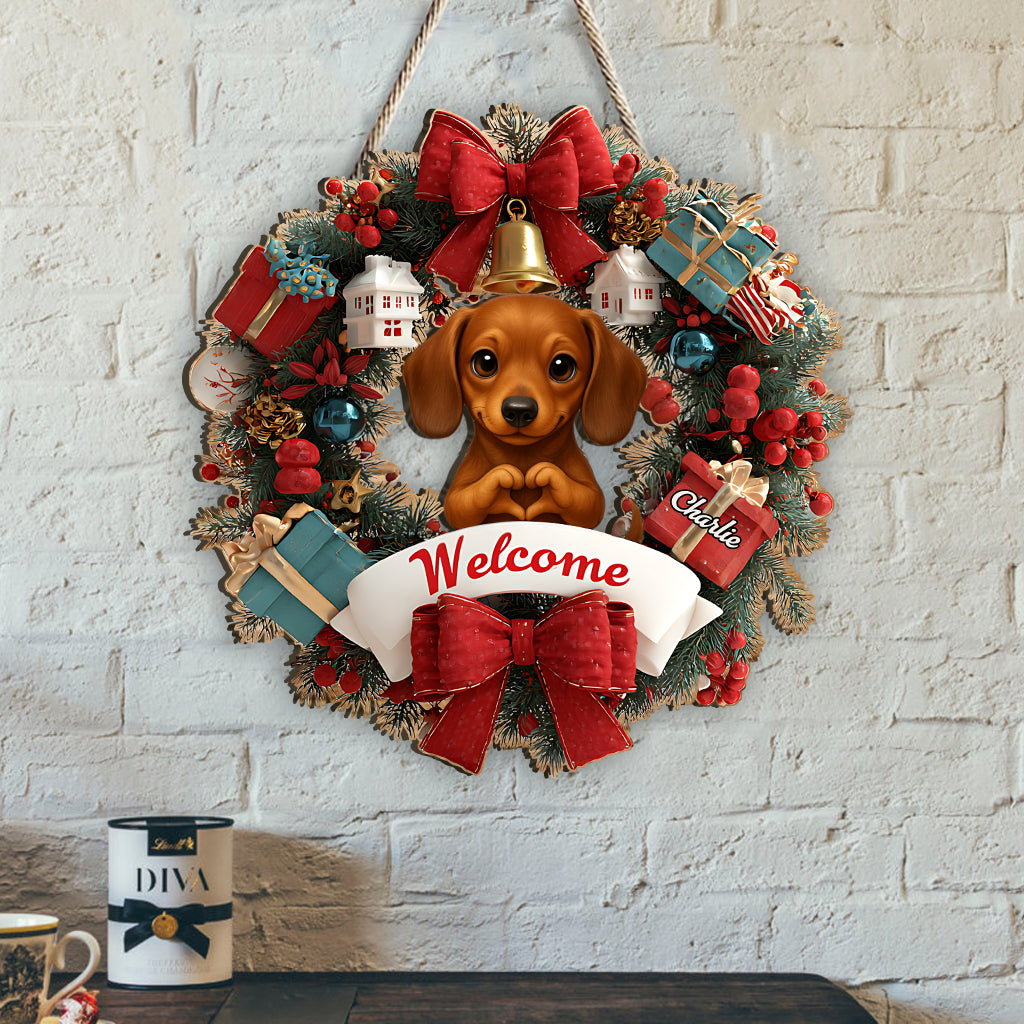 Welcome Home - Personalized Pet Custom Shaped Wood Sign