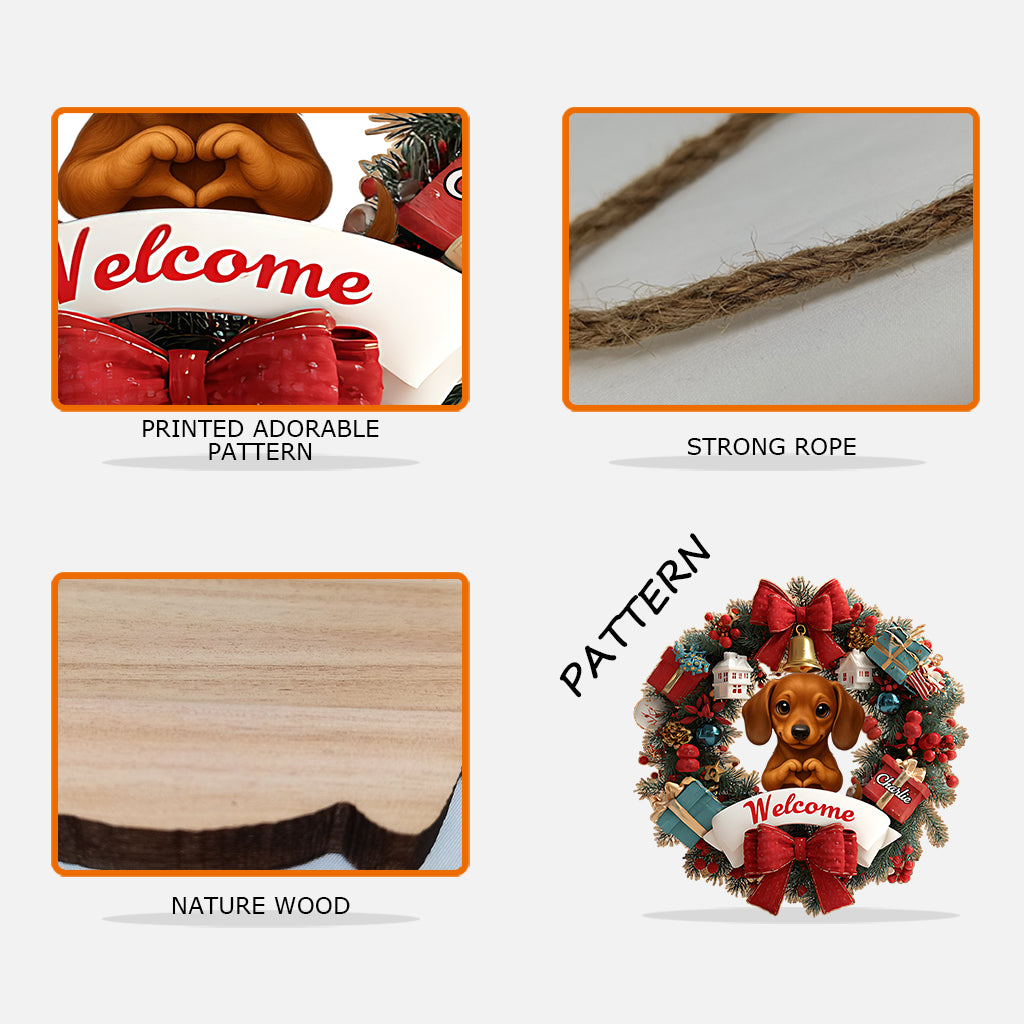 Welcome Home - Personalized Pet Custom Shaped Wood Sign