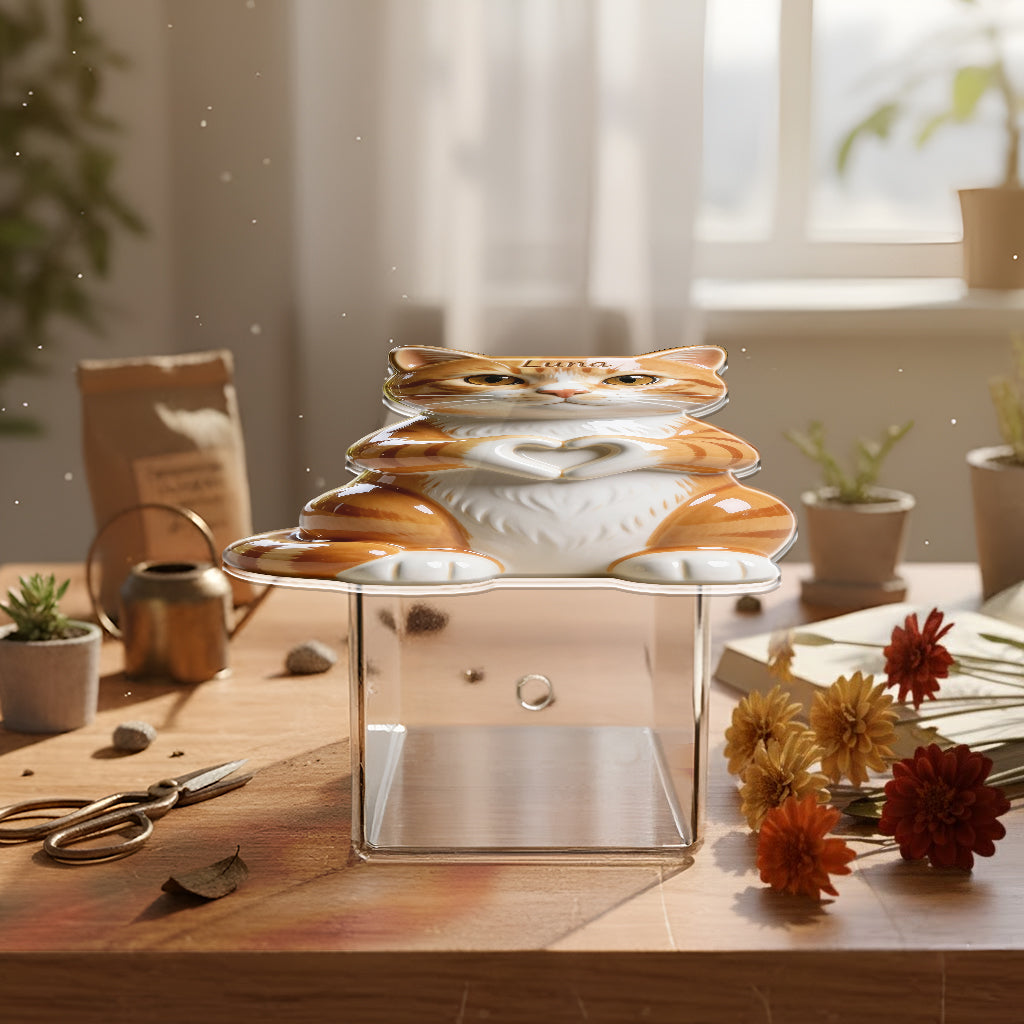 Custom Any Pet Photo - Personalized Cat Acrylic Pot