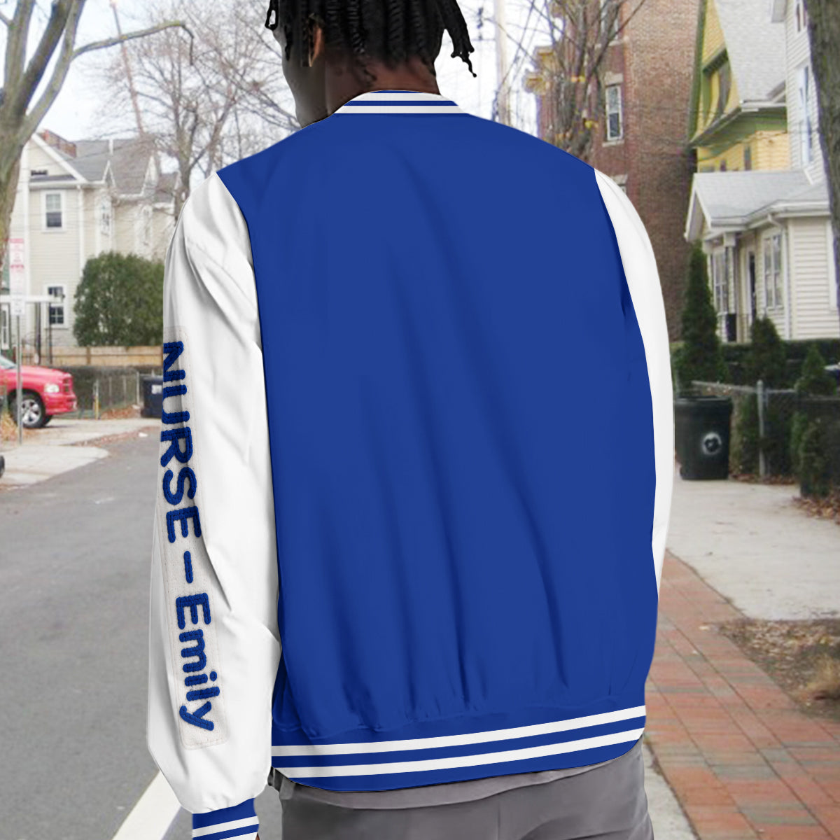 Any Photo Nurse Life - Personalized Nurse Varsity Jacket