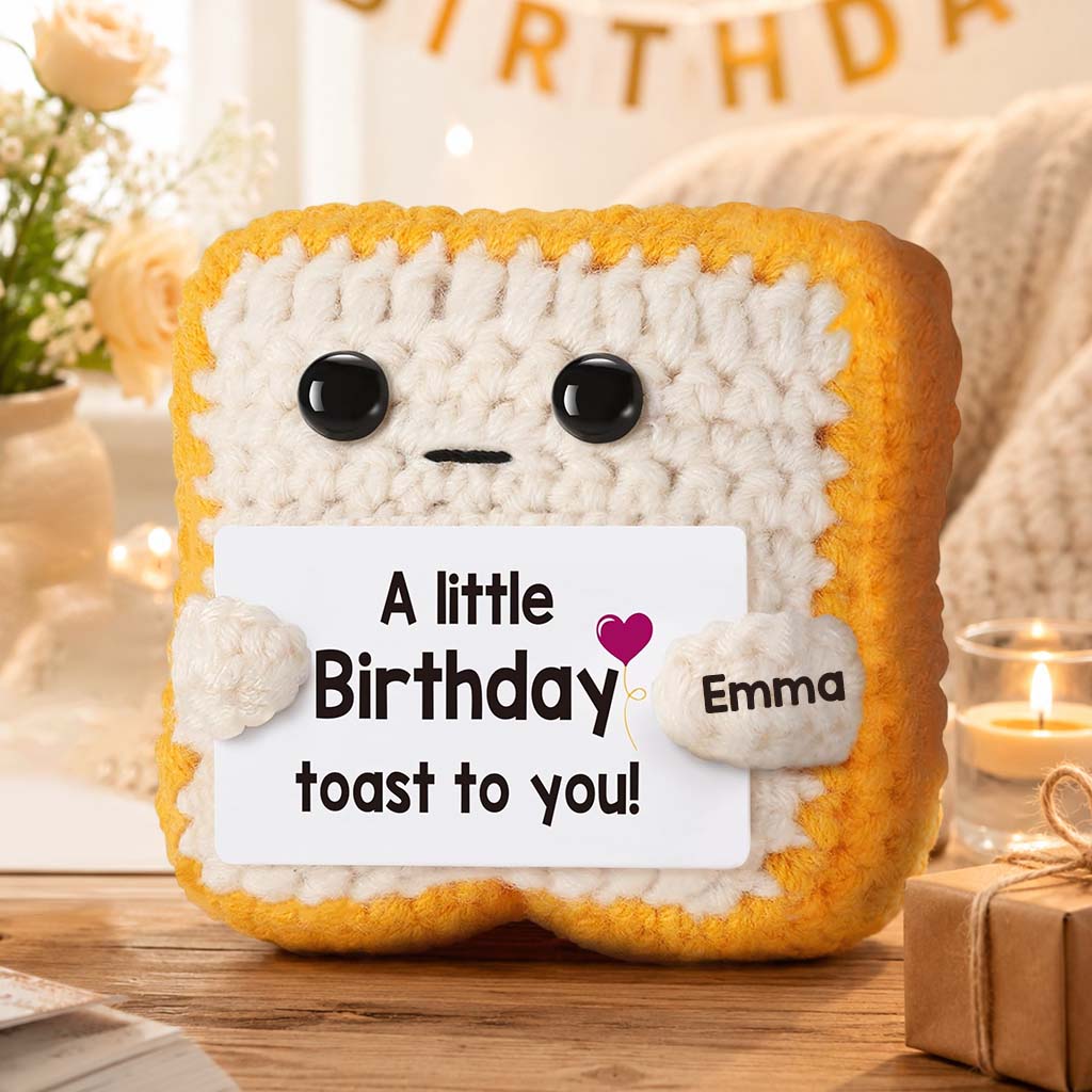 Happy Birthday - Personalized Birthday Premium Faux Fur Pillow