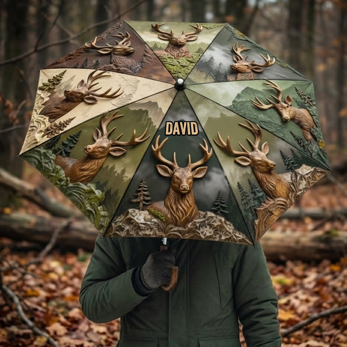 Perfect Gift For Hunting Lovers - Personalized Hunting Umbrella