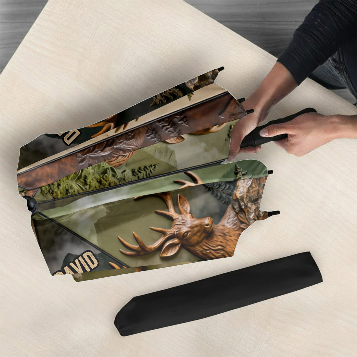Perfect Gift For Hunting Lovers - Personalized Hunting Umbrella
