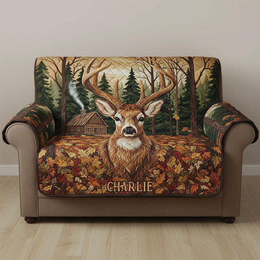 Strong Deer - Personalized Hunting Sofa/Couch Cover
