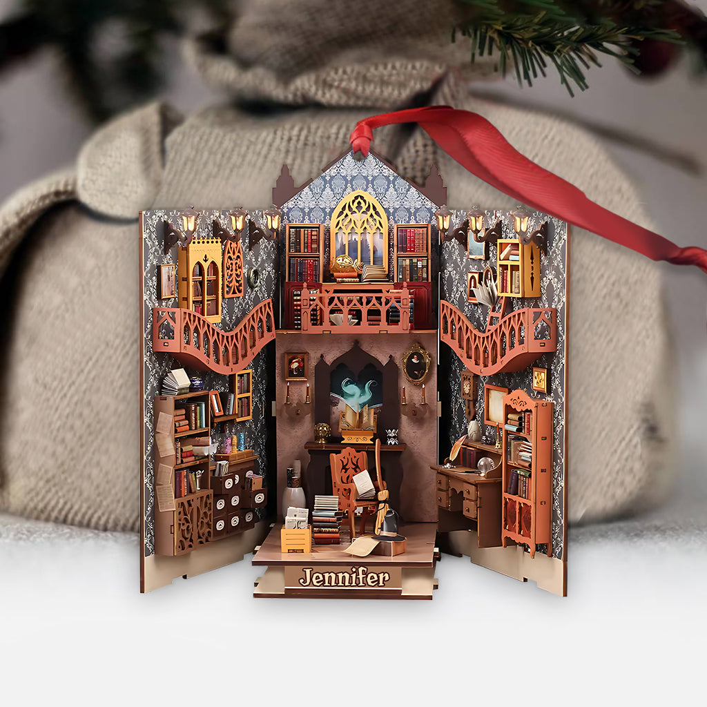 Mystery Reading Room - Personalized Book Ornament
