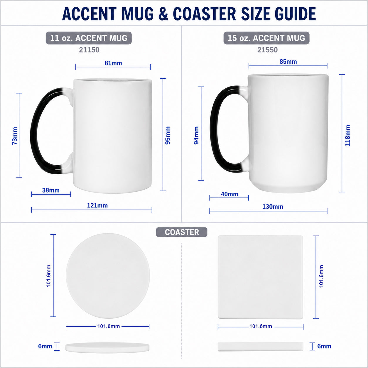 Beste Tageszeit - Personalisierte Vater-Tasse & Untersetzer