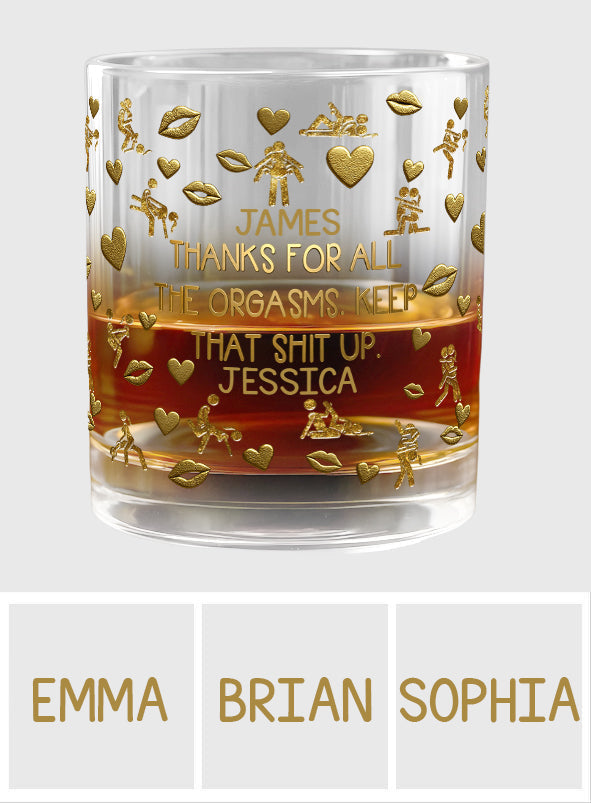 I Love You - Personalized Couple Whiskey Glass