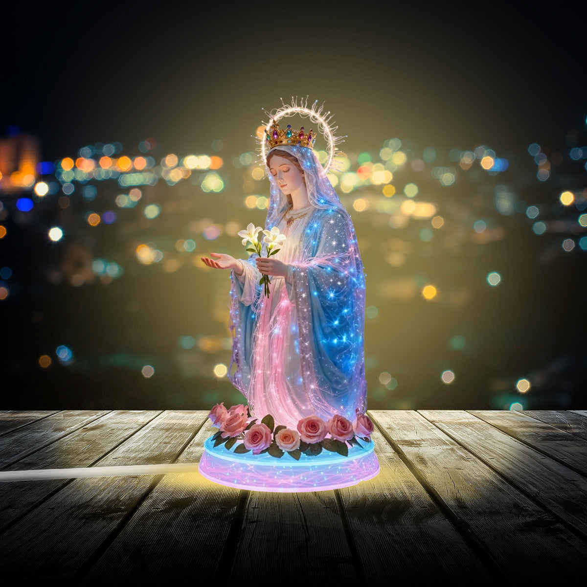 Faith And Grace - Christian Acrylic LED Night Light