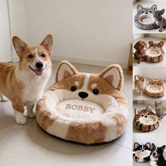 Dog Must-have Item - Personalized Dog Premium Faux Fur Pillow