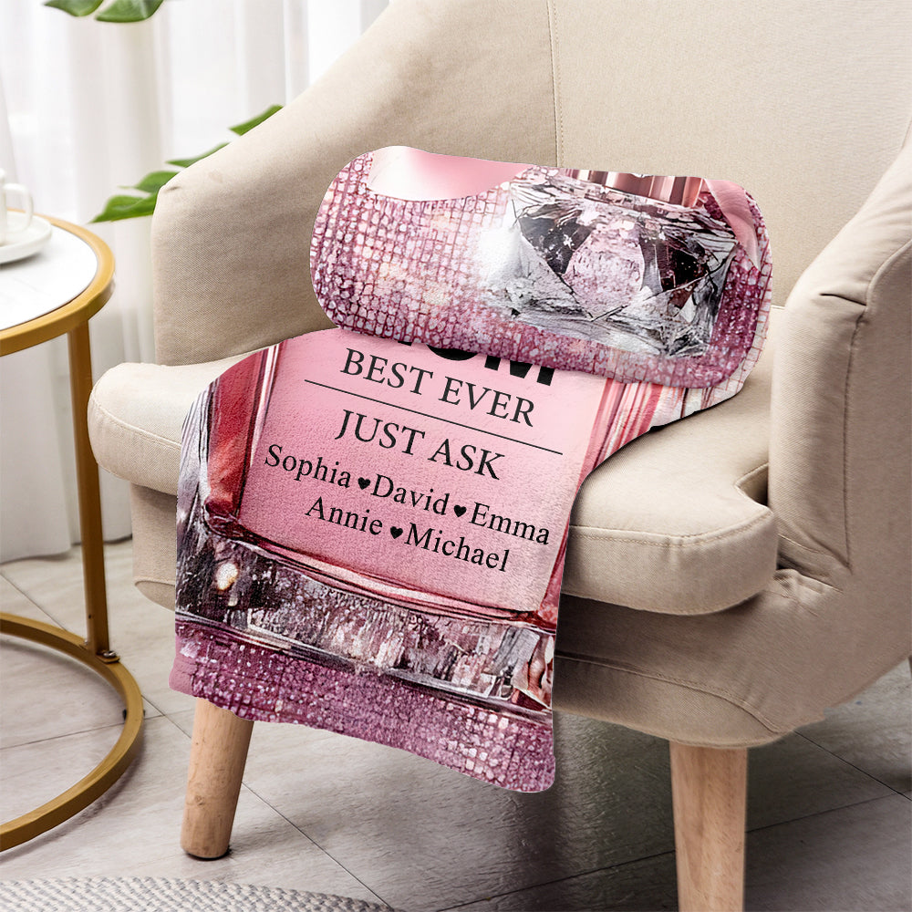 No1 Mom Ever - Personalized Mother Blanket