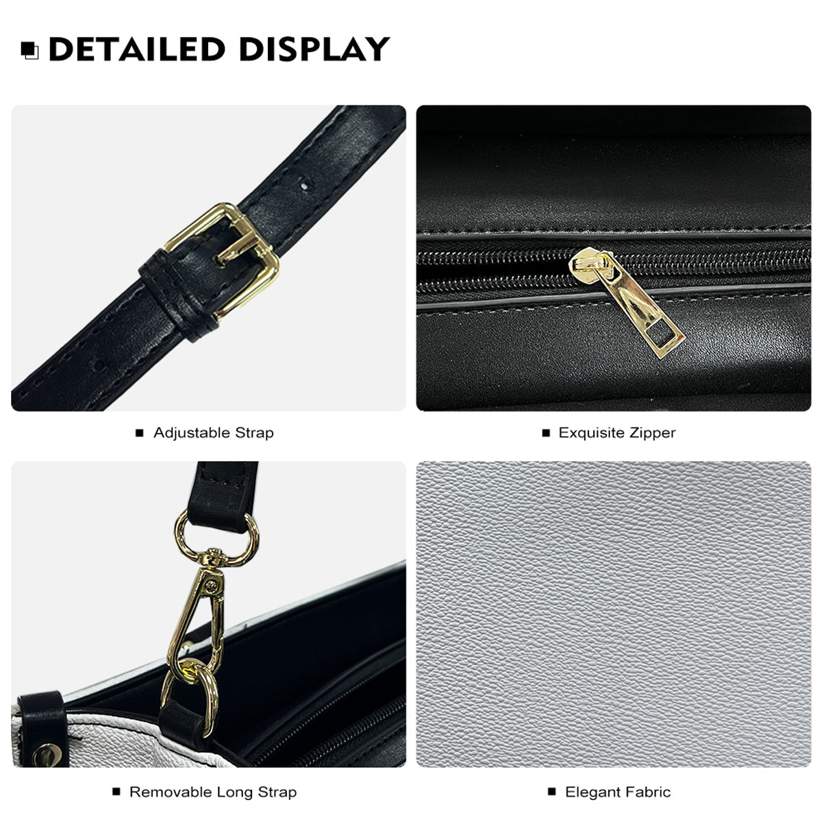 No1 Mom Ever - Personalized Mother Leather Handbag & Leather Long Wallet