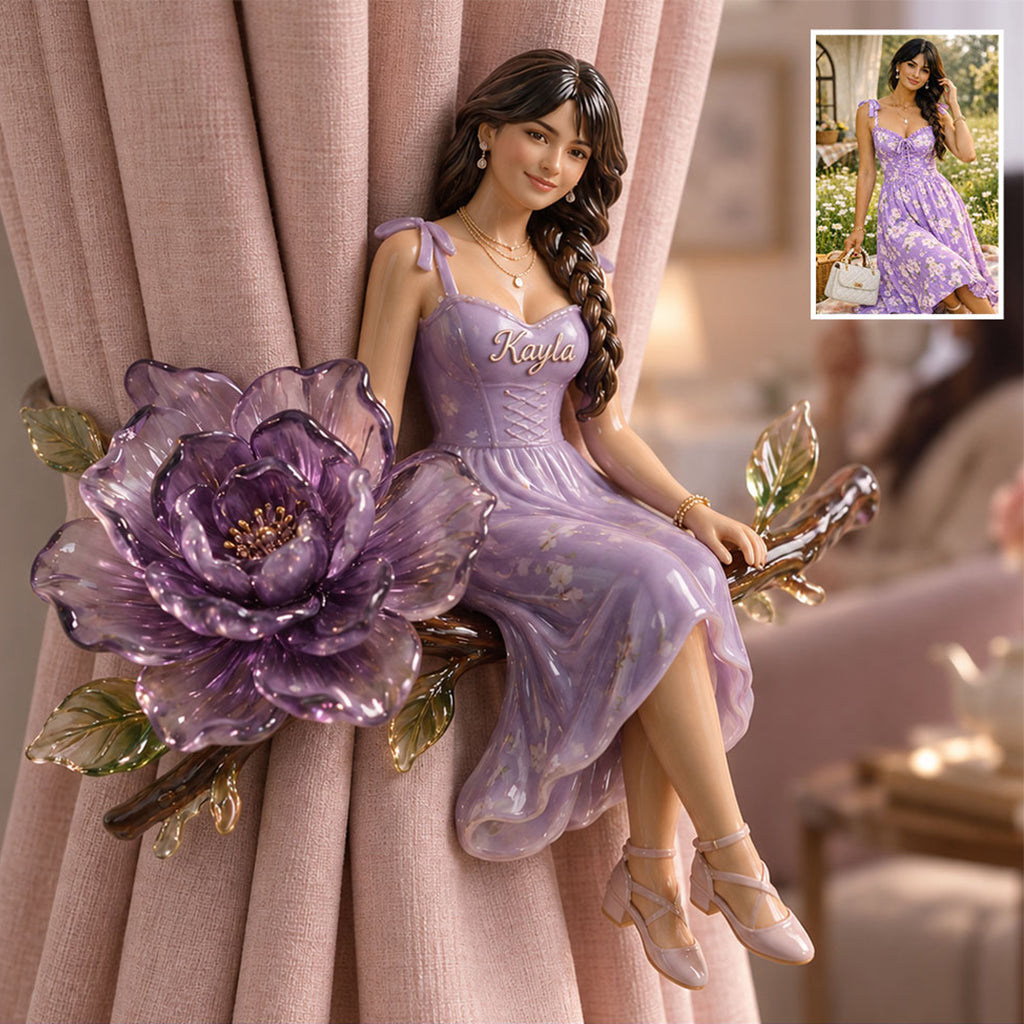 Bloom Within - Attache-rideau personnalisé pour l'amour de soi