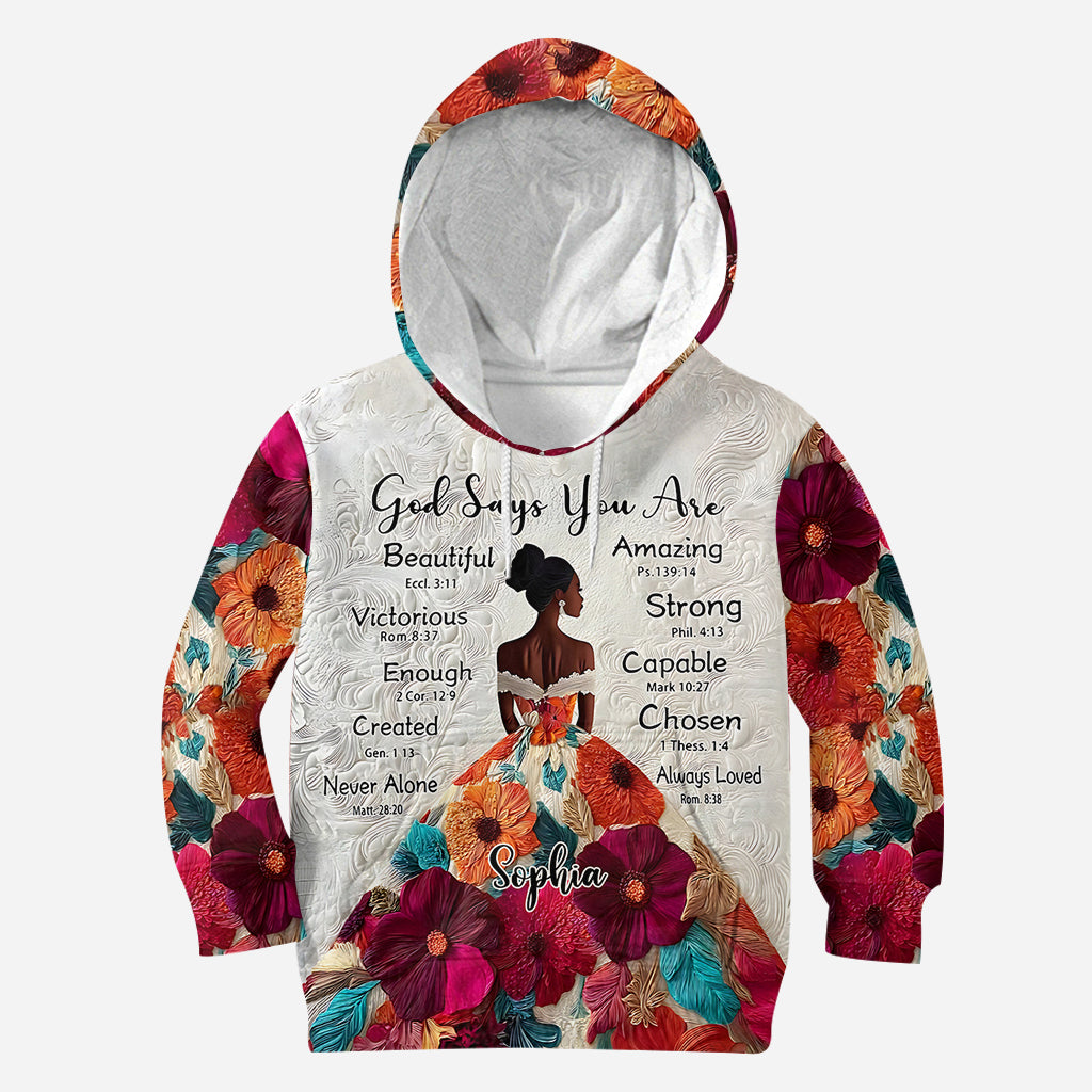 Gott sagt, du bist es – personalisiertes T-Shirt für Afroamerikaner