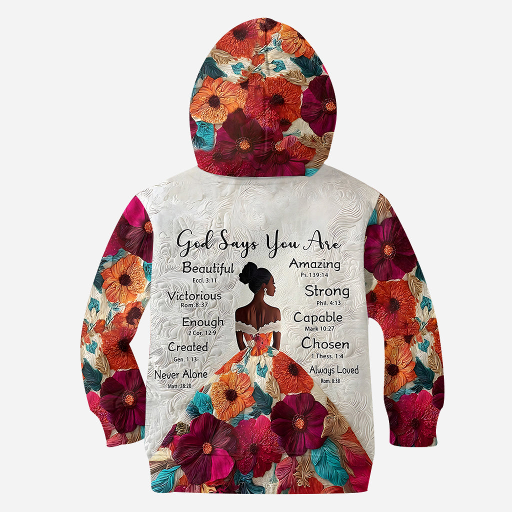 Gott sagt, du bist es – personalisiertes T-Shirt für Afroamerikaner