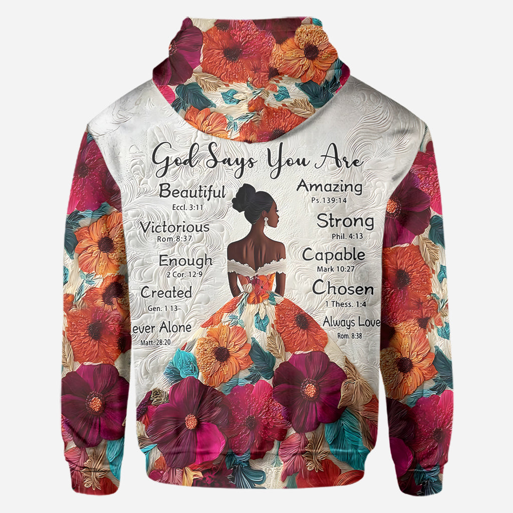 Gott sagt, du bist es – personalisiertes T-Shirt für Afroamerikaner