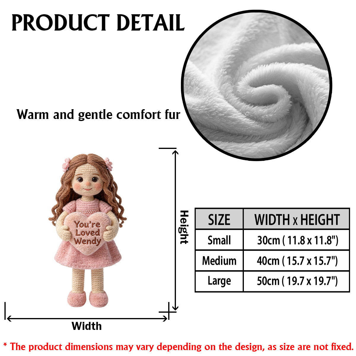 Cadeau idéal pour enfant avec une photo personnalisée - Oreiller en fausse fourrure premium personnalisé pour enfant