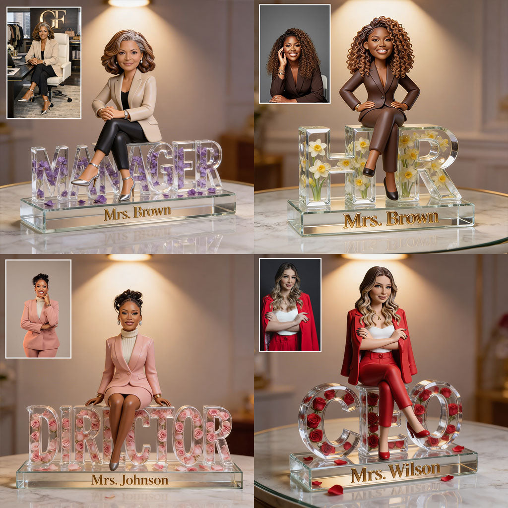 Custom Any Photo - Personalized Colleague Custom Shaped Acrylic Plaque