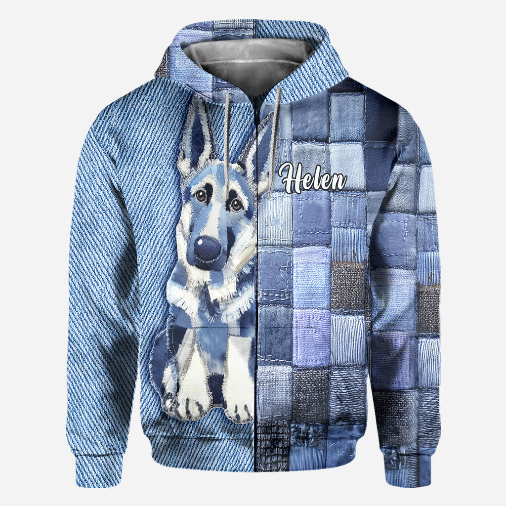 Love German Shepherds - Personalized Dog All Over Shirt