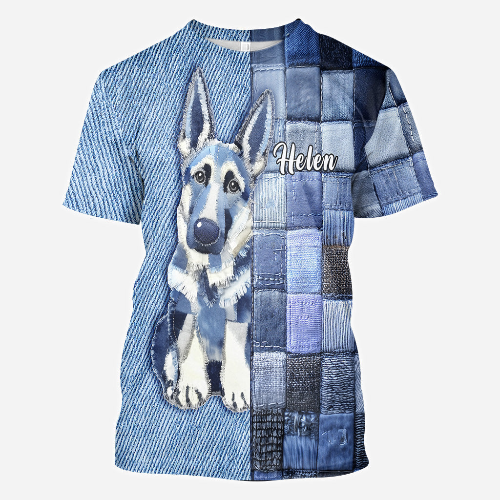 Love German Shepherds - Personalized Dog All Over Shirt