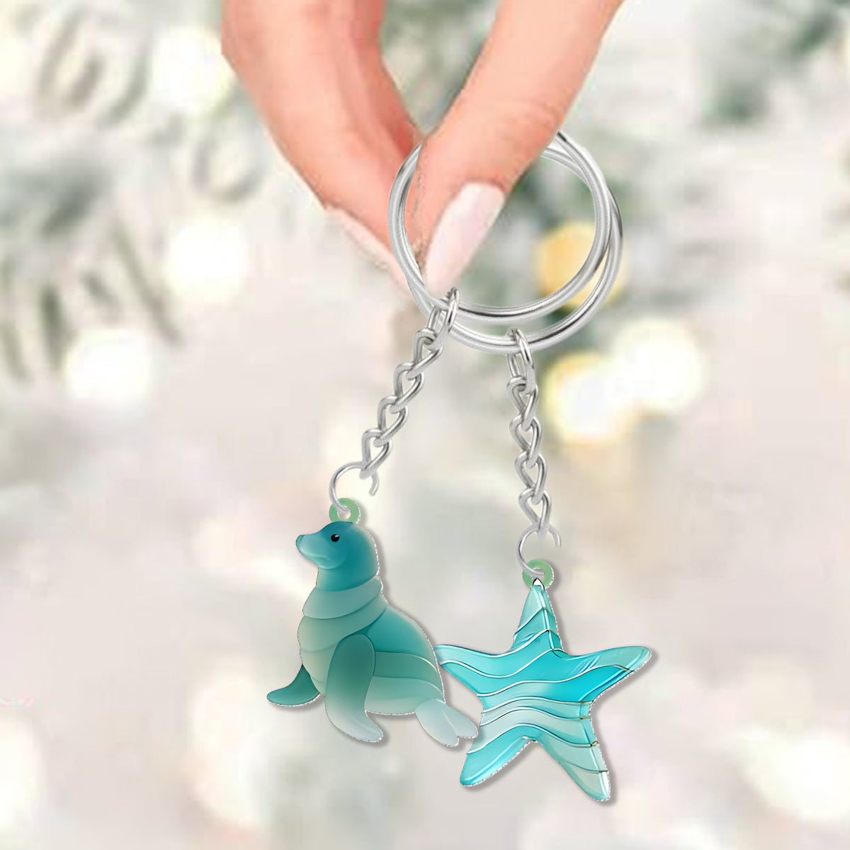 Beach Lovers - Personalized Sea Lover Advent Calendar With Ornaments