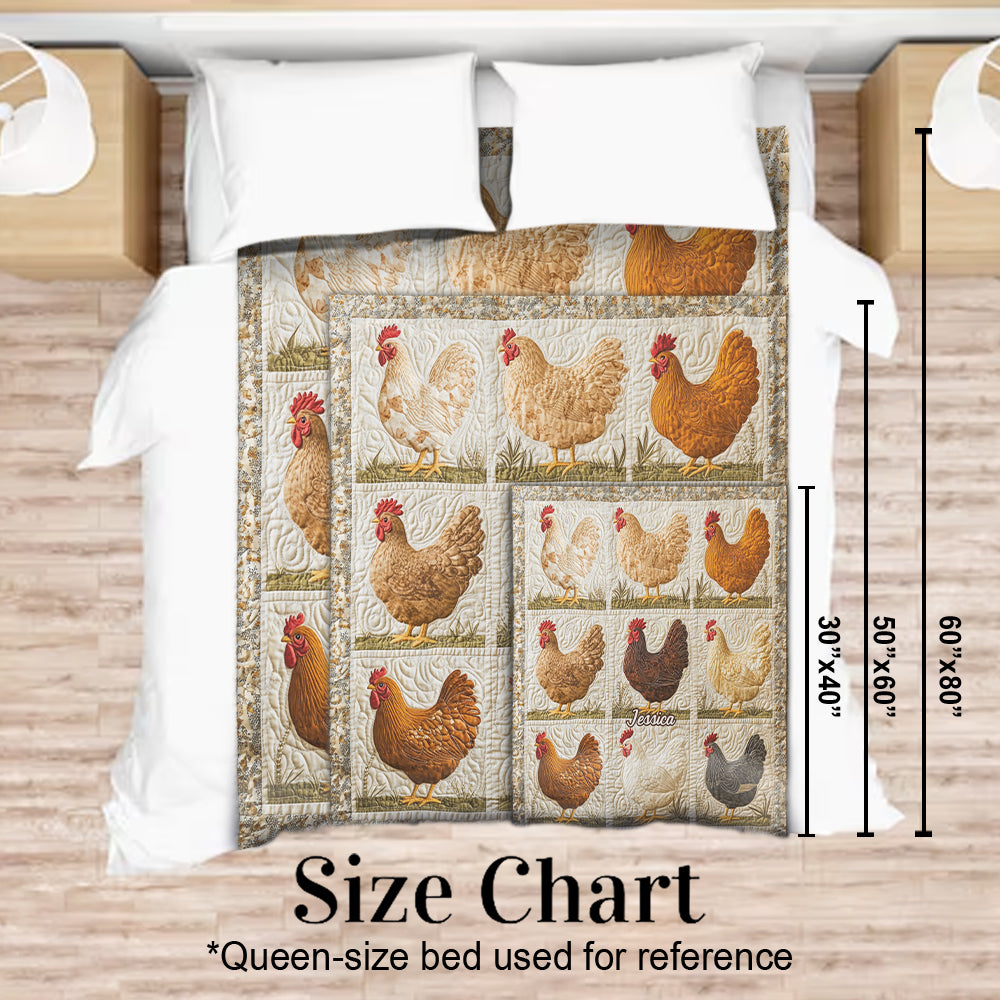 Life Is Better With Chickens - Personalized Chicken Blanket