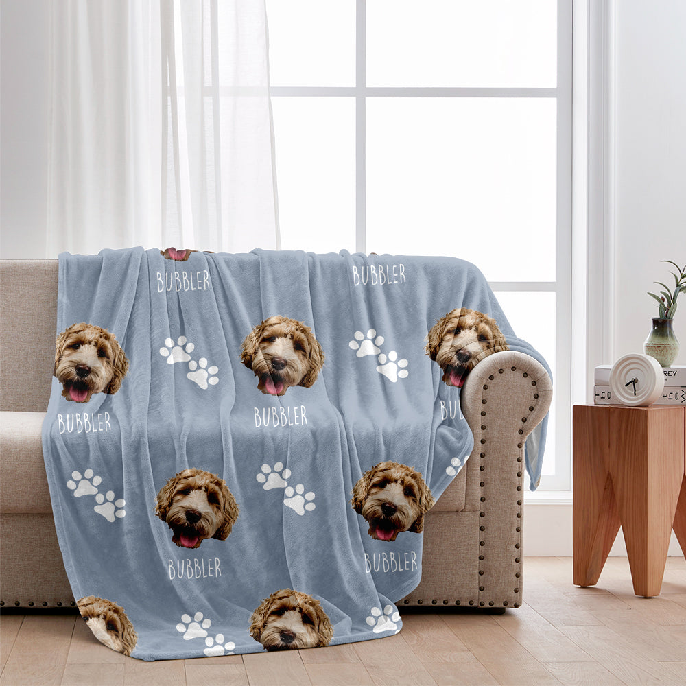 Cute Dogs Cats Pets Lovers - Personalized Dog Blanket