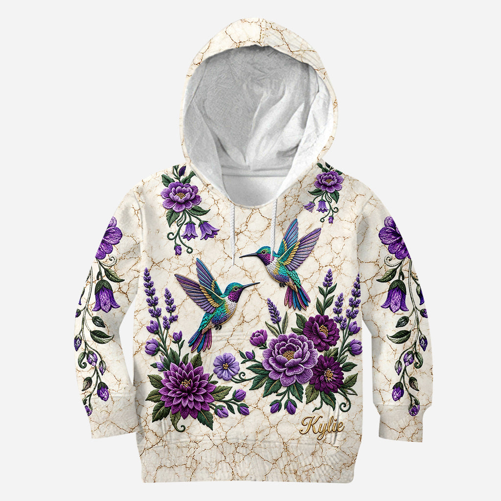 Elegant Hummingbird - Personalized Hummingbird All Over Shirt