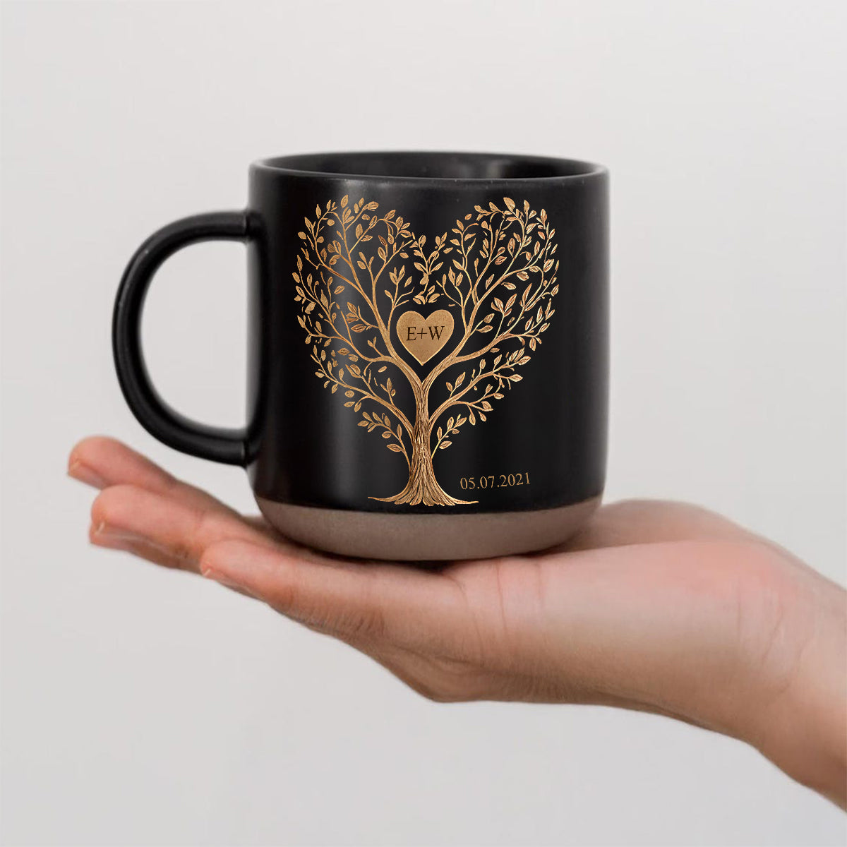 You & Me We Got This - Personalized Couple Printed Pottery Mug