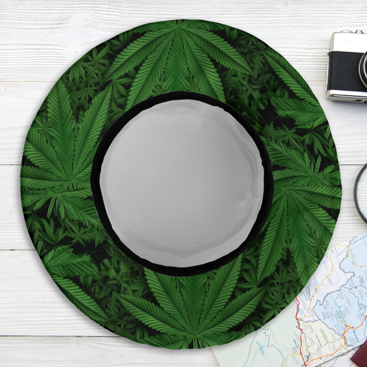Rauchender Bigfoot - Personalisierter Weed-Bucket-Hat