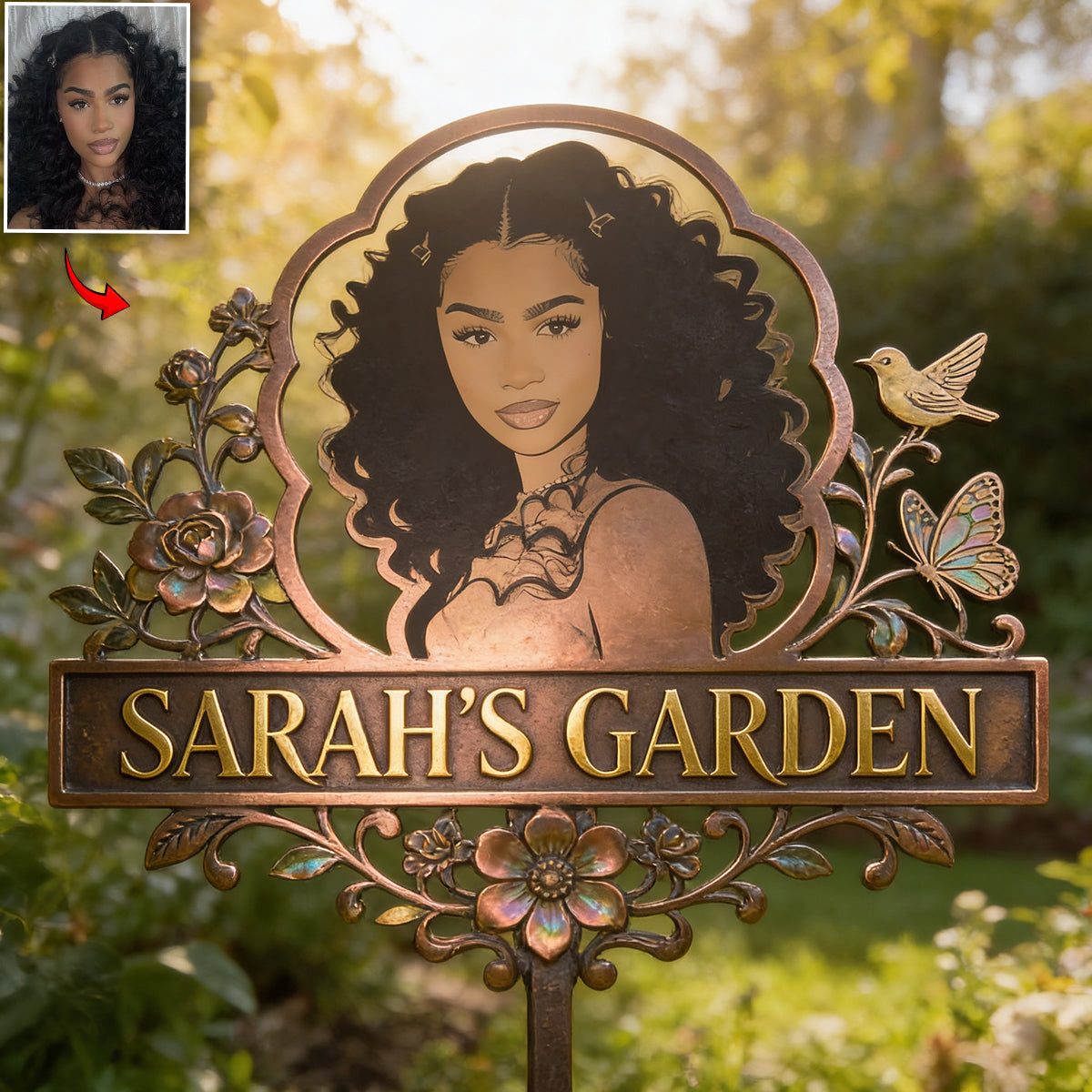 Le jardinage est mon âme - Art de jardin en métal personnalisé